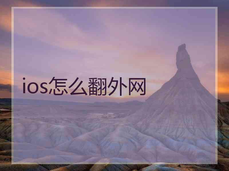 ios怎么翻外网